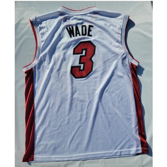 Adidas NBA Miami Heat Dwyane Wade #3 Jersey Adult Size XL - Picture 2 of 8